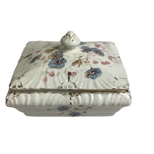 Dresden SF & Co Porcelain Covered Butter Dish #403 - Made In England